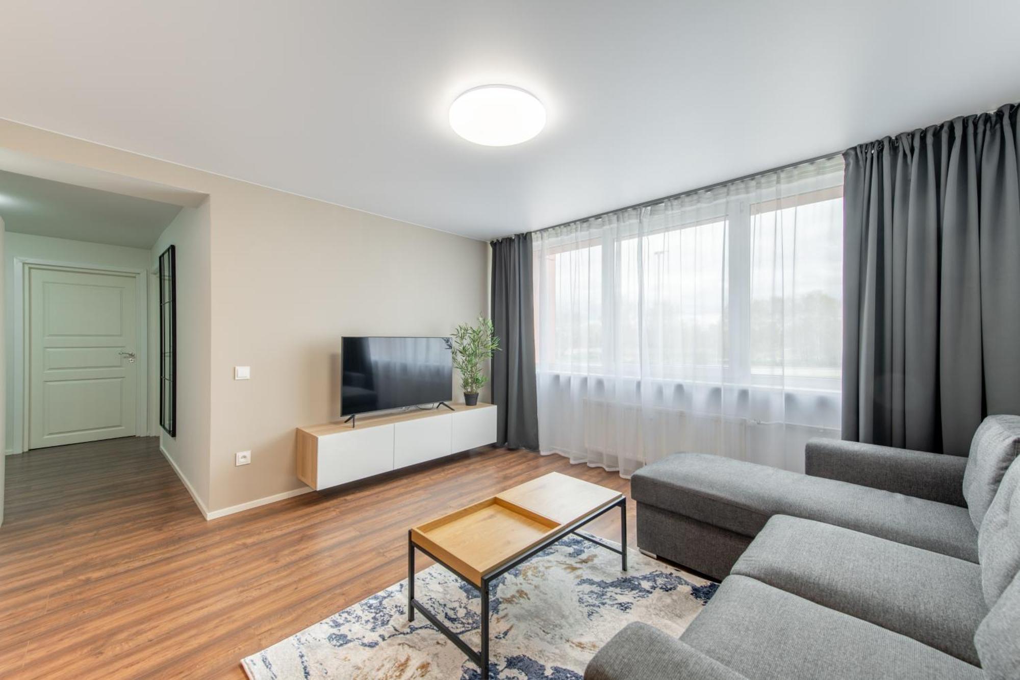 Stiklo Apartamentai Radziwiliszki Exteriör bild