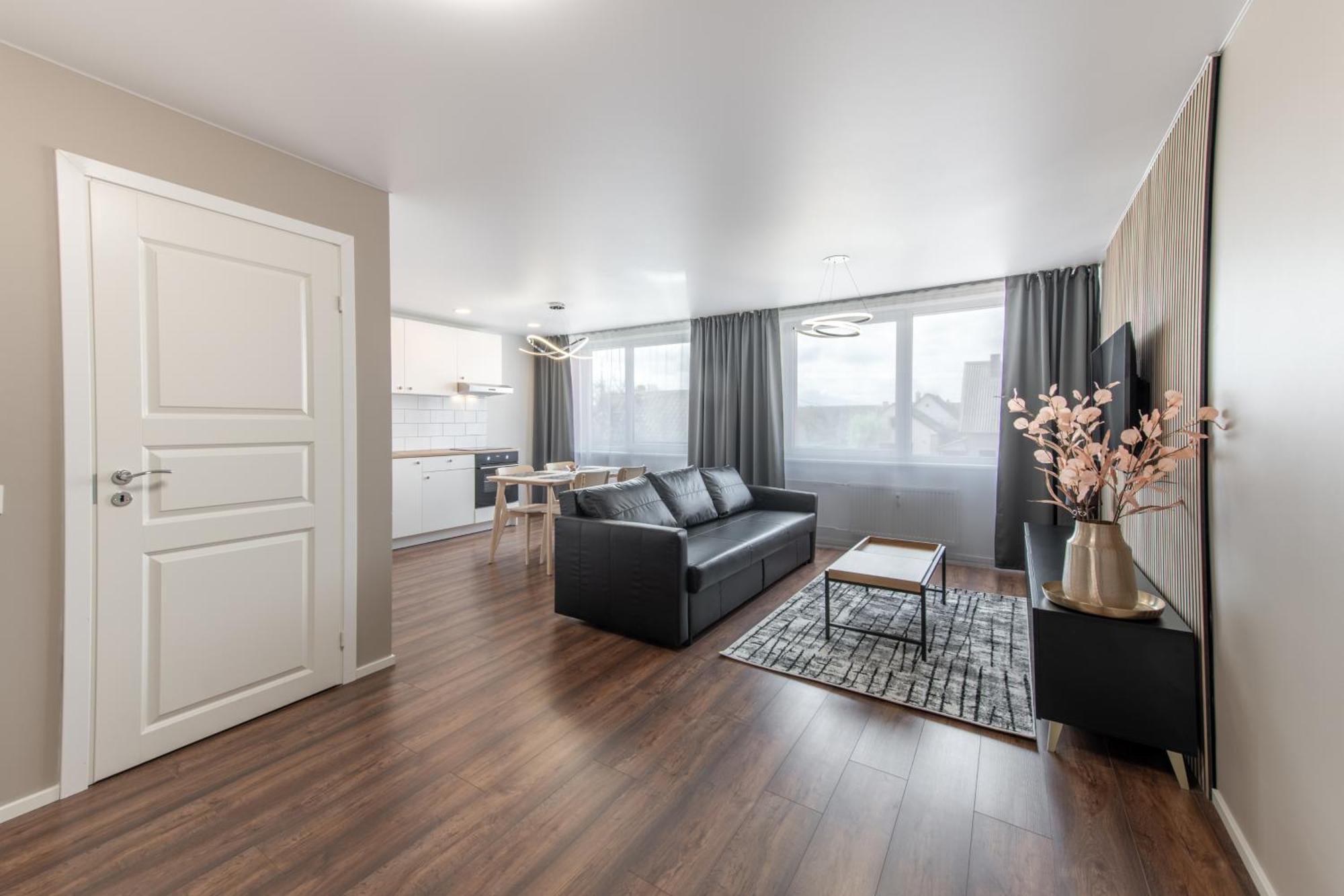 Stiklo Apartamentai Radziwiliszki Exteriör bild
